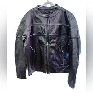 Men's Black Leather Jacket